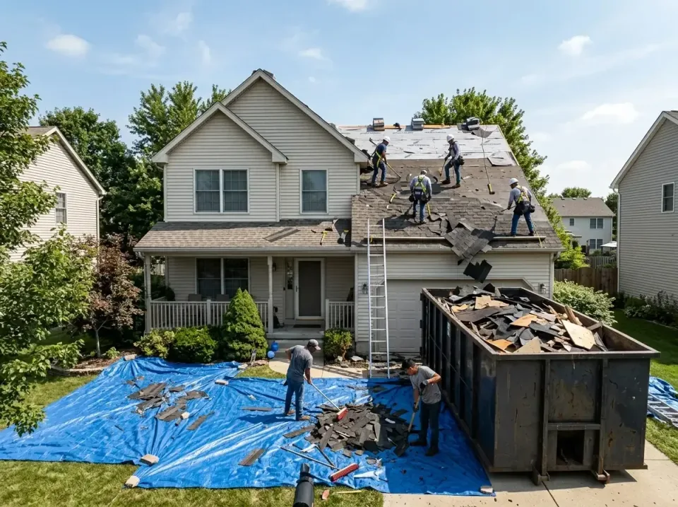 roof-replacement-debris-remova-004 — frequently asked questions, Cheapest Dumpster Rentals in Middletown, MD